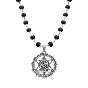 Close Up of Raw Karungali Beads Open Condition.