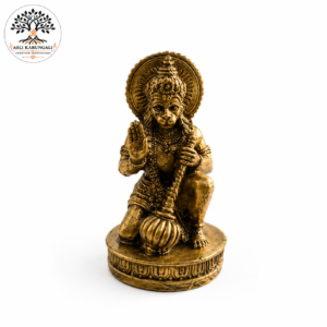 Decorative Hanuman Resin Idol with Brass Finish