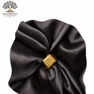 Gold Plated Ganesha Ring by Asli Karungali