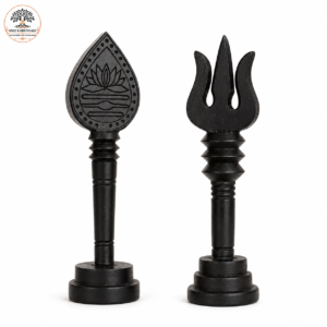 Karungali Base Combo: Shiv Trishul & Murugan Astra