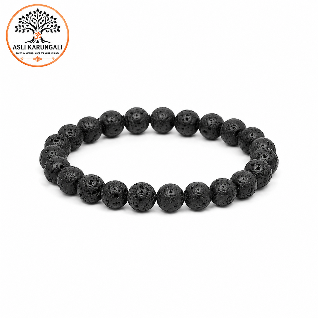 Lava Stone Mala & Bracelet Combo - Image 3