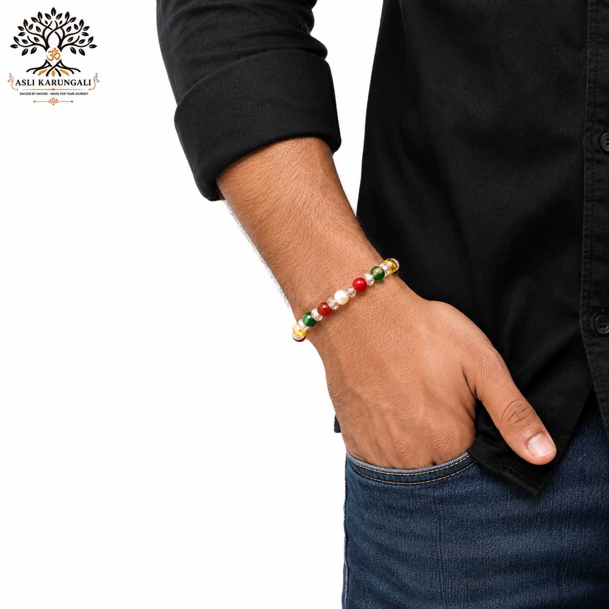 Navratan Bracelet for Strength and Stability - Image 2