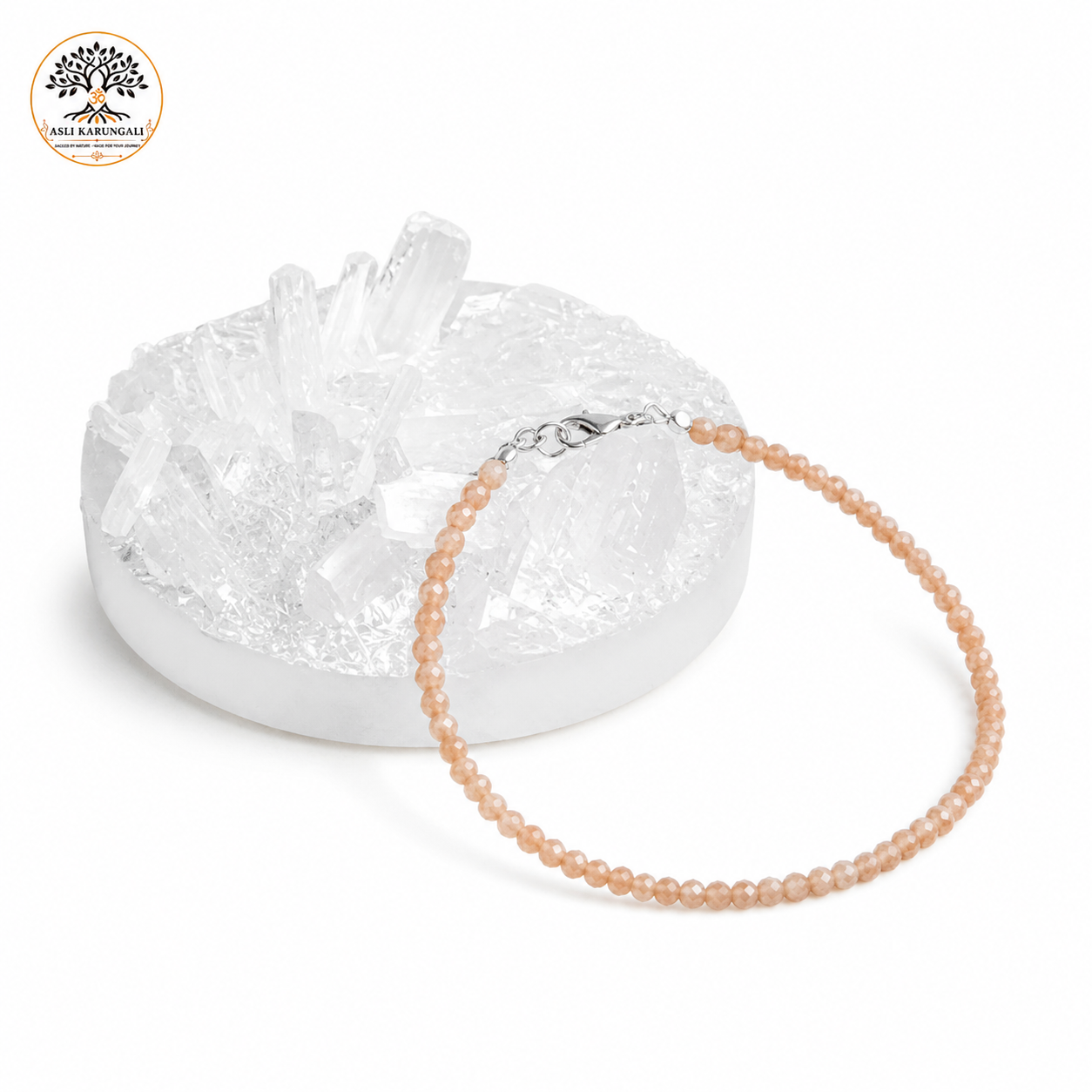 Rose Quartz Anklet for Love and Emotional Healing