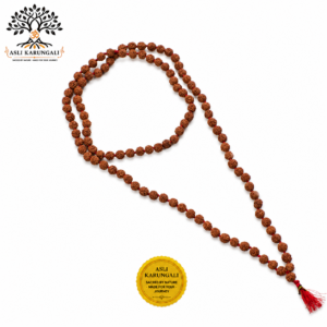 5 Mukhi Rudraksha Mala 7mm – 108 Beads for Mental Clarity & Divine Blessings
