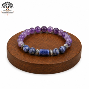 Capricorn (Makar Rashi) Stone Bracelet with Natural Gemstone Beads