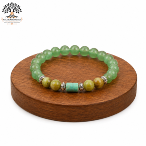 Gemini (Mithun Rashi) Stone Bracelet with Natural Gemstone Beads