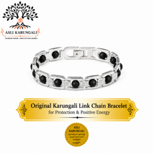 Original Karungali Link Chain Bracelet for Protection & Positive Energy