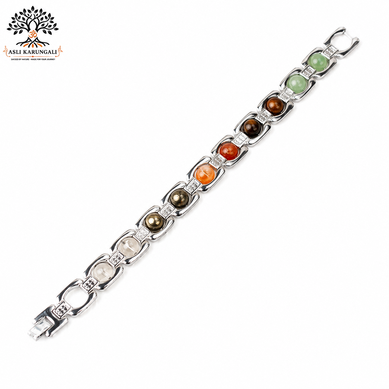 Dhan Yog Bracelet for Abundance, Prosperity & Good Luck (Silver)