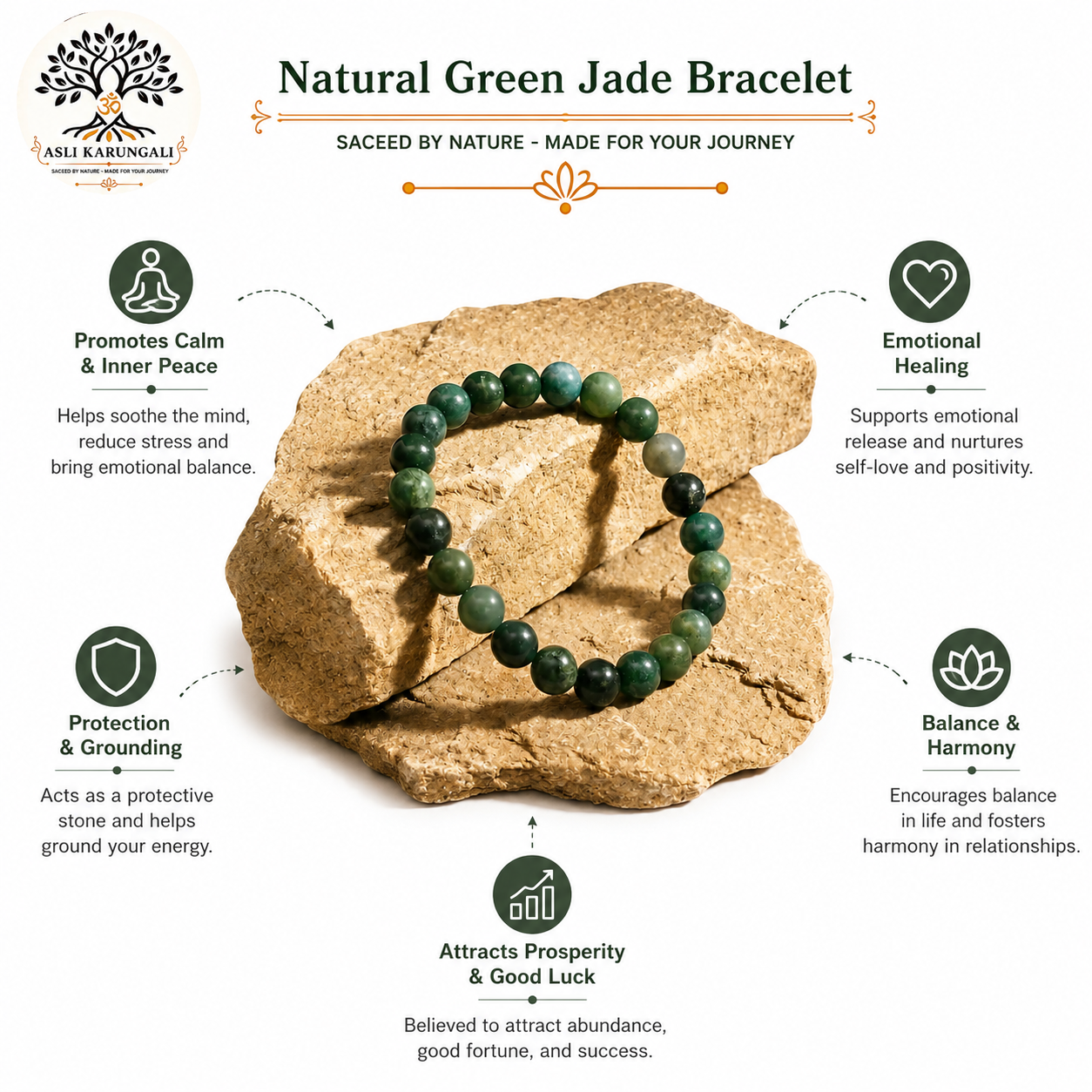 Labradorite Stone Bracelet for Protection, Intuition & Transformation - Image 4