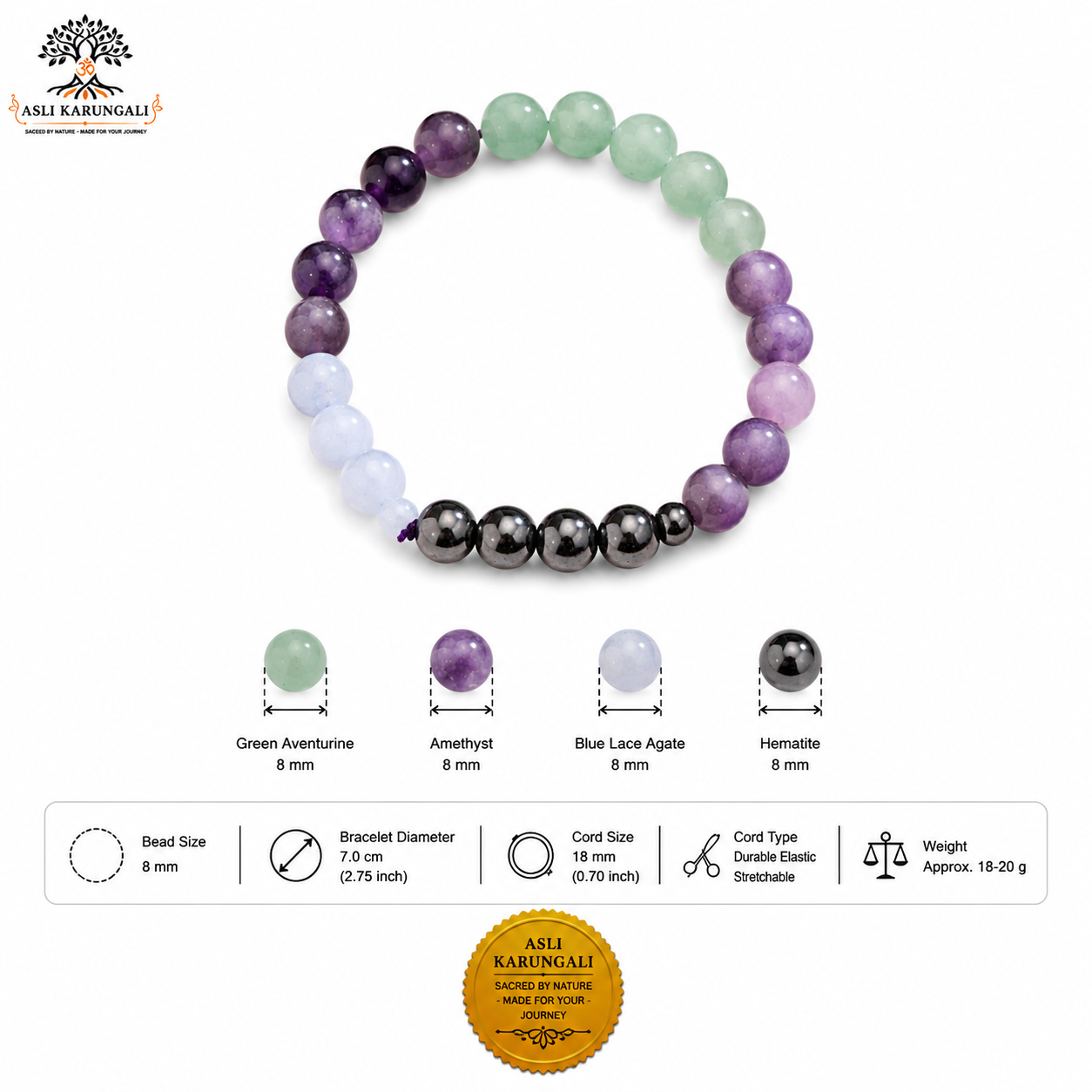 Stress Relief Band for Calmness, Relaxation & Inner Peace - Image 2