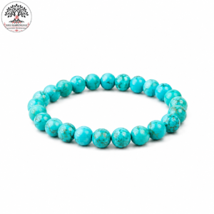 Turquoise Stone Bracelet with Natural Gemstone Beads