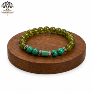 Virgo (Kanya Rashi) Stone Bracelet with Natural Gemstone Beads
