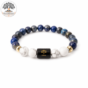 Libra (Tula Rashi) Lapis Lazuli & Howlite Bracelet