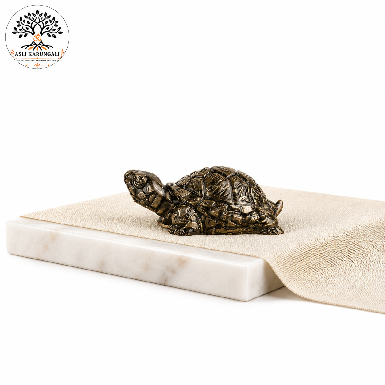 Maha Lakshmi Siddh Vastu Pyrite Tortoise for Wealth & Prosperity - Image 2