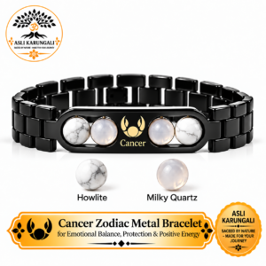 Cancer Zodiac Metal Bracelet for Emotional Balance, Protection & Positive Energy