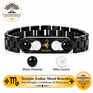Scorpio Zodiac Metal Bracelet for Strength, Confidence & Protection