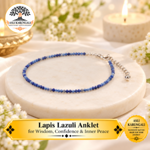 Lapis Lazuli Anklet for Wisdom, Confidence and Inner Peace