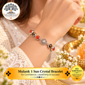 Mulank 1 Sun Crystal Bracelet for Confidence, Leadership and Success