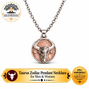 Taurus (वृषभ राशि) Sunstone Pendant Necklace for Men & Women